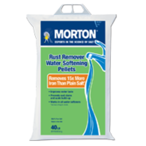 Morton rust remover water softening pellets